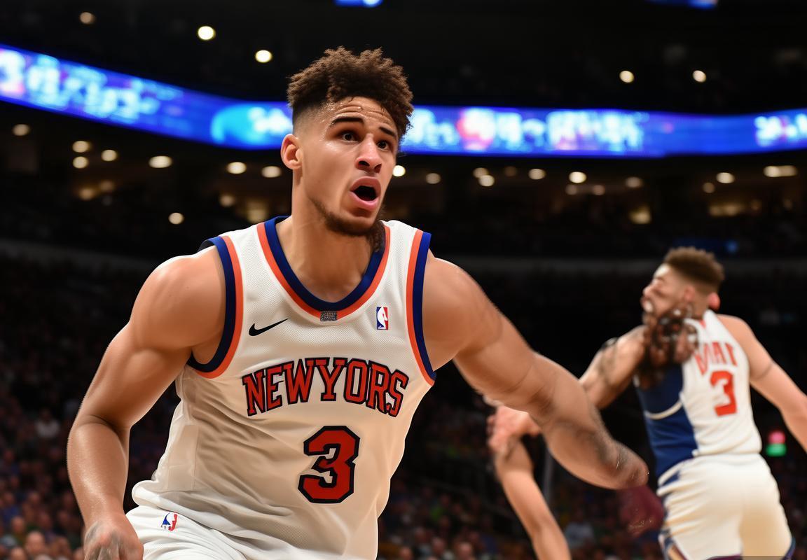 杰伦·布朗关键得分锁定胜局，助凯尔特人力克尼克斯赢得NBA比赛